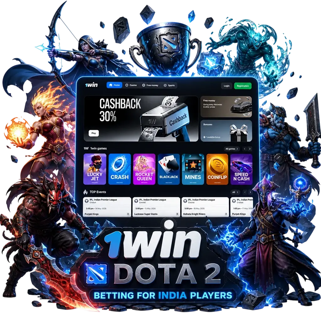 1win Dota 2 betting for India players