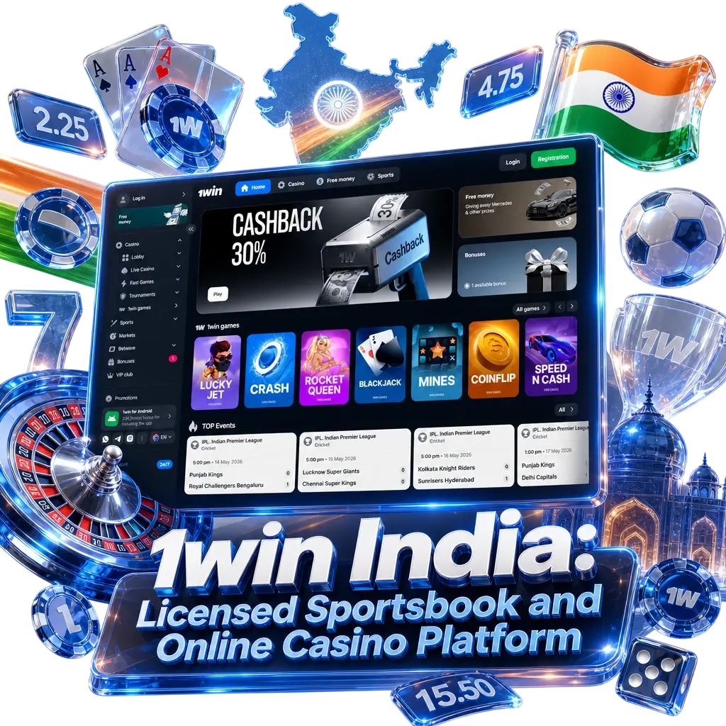 1win India licensed sportsbook and online casino platform